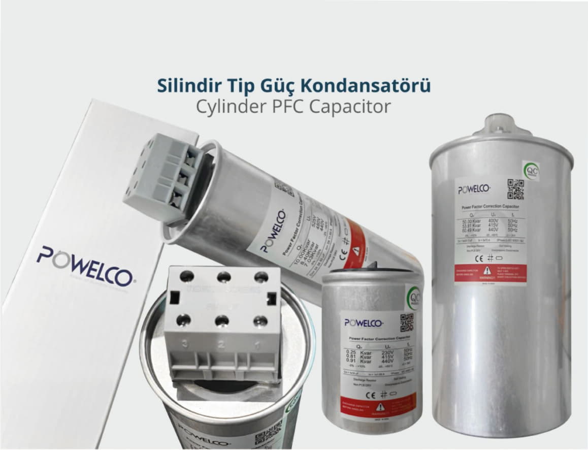 Cylinder Type Power Capacitor